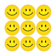 Yellow Smiley Faces Stickers School Stickers