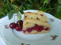 hungarian sour cherry lattice pie