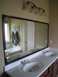 bathroom mirror quick fix diy