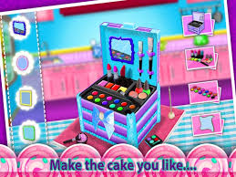 cosmetic box cake game make edible