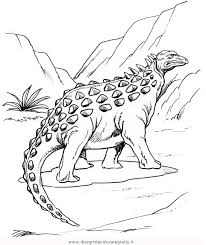 Disegno Anchilosauro 2 Animali Da Colorare
