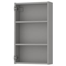Enhet Wall Cabinet With 2 Shelves Gray