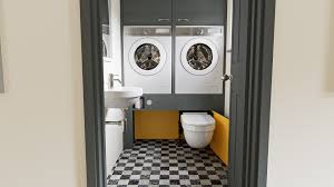 small utility room with a toilet