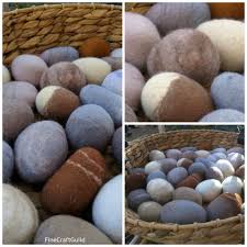 how to make felt stone rugs