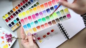 Creating Colour Chart For Quick Botanical Watercolour Painting