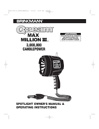 brinkmann max million iii owner s