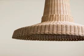 Woven Wicker Pendant Lamp Cocolla By