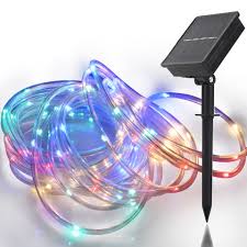 string lights solar rope light