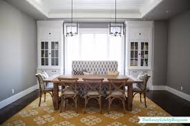 And there is minimal wasted space on the tabletop. Dining Room Decor Update Bench Chairs Pillows The Sunny Side Up Blog