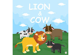 the lion and the cows story for