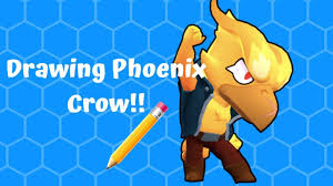Download files and build them with your 3d printer, laser cutter, or cnc. Drawing Phoenix Crow From Brawl Stars Youtube