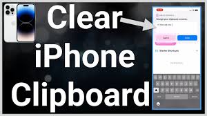 how to clear clipboard on iphone you