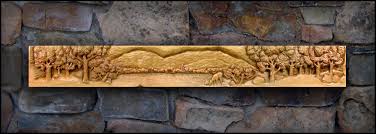 Ramsey Carved Wood Fireplace Mantels
