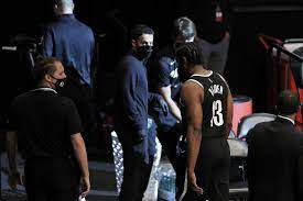 Milwaukee bucks with hamstring injury play harden exits game in first minute after injuring hamstring (0:49) Ka7b 8yptnkghm