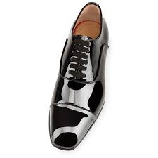 Greggo Black Patent Calfskin Men Shoes Christian Louboutin