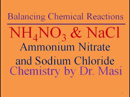 Ammonium Nitrate And Sodium Chloride