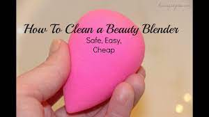 how i clean my beauty blender sponge
