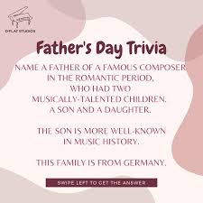 Have fun making trivia questions about swimming and swimmers. Happy Father S Day Piano Lessons Singapore