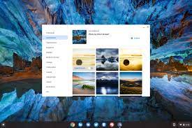 the chromebook wallpaper app is