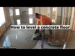 how to self level a concrete floor my