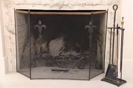 Fireplace Screen Tools Fleur De Lis