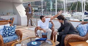 He begins working at a established wall street firm. Watching Wolf Of Wall Street Yacht Scene Want All The Cushions Wolf Of Wall Street Wall Street Street Pictures