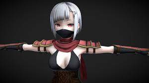 Anime Ninja Girl - Buy Royalty Free 3D model by Bruno Sidarta  (@brunosidarta) [f174601]