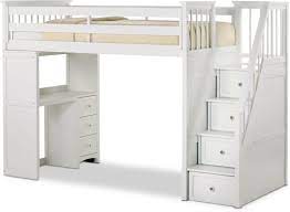 Loft bed with desk quality. Flynn Loft Bed With Storage Stairs And Desk Value City Furniture And Mattresses Loft Bed Twin Loft Bed Stair Storage