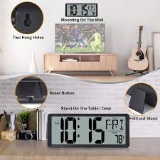 Large Digital Wall Alarm Clock For