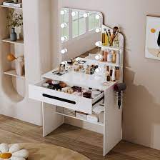 white vanity desk makeup vanity table