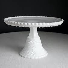Milk Glass Wedding Cake Stand By Duncan