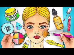 paper doll beauty routine