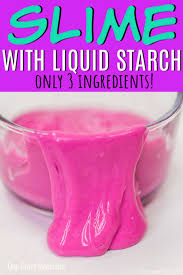 best liquid starch slime recipe only