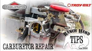 Briggs & Stratton Carburetor Repair (Troy Built Pressure Washer Repair Part  1) - Ranch Hand Tips - YouTube