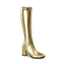 Amazon Com Pleaser Usa Inc Womens Gogo Boots Gold Size 9