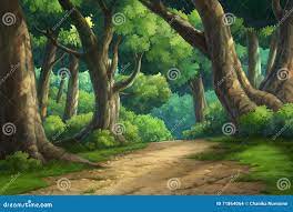 密林的背景和自然库存例证. 插画包括有霍尔特, 草地, 概念, 薄暮, 视图, 云彩, 横向, 淡紫色- 71864064