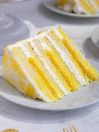 Lemon Cake With Lemon Filling gambar png