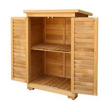 gardeon portable wooden garden storage