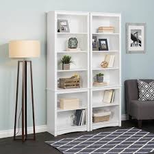Prepac White Tall Bookcase Wsbh 0003 1