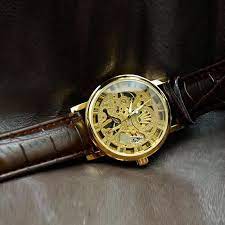 rolex skeleton roman automatic watch