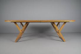 Adjustable Wooden Garden Table 1960s