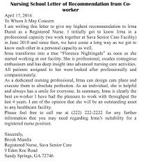 Letter Of Recommendation For Co Worker 18 Sample Letters