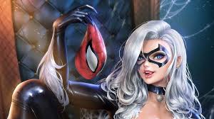 hd spiderman and black cat wallpapers