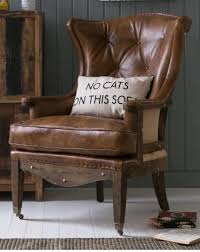 back leather arm chair leather chair