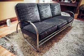Art Deco Couch And Club Chair Kem