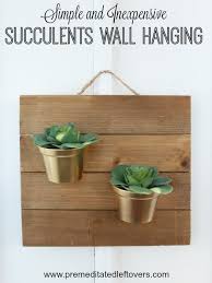 Diy Succulents Wall Hanging Tutorial