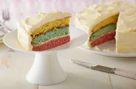 lemon icing rainbow cake tesco real food
