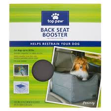 Top Paw Back Seat Booster Pet Car Seat