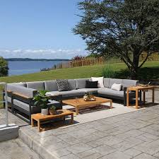 U Shaped Outdoor Sectional Country