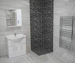 Gloss Ceramic Bathroom Wall Tiles Size